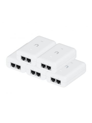 Ubiquiti 5-Pack PoE+ 802.3at PoE injector - U-POE-at (5 Pieces Kit)