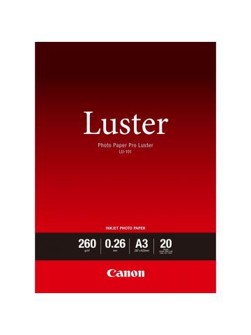 Canon LU-101 Luster Photo Paper Pro A3 - 20 Sheets