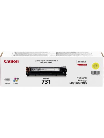 Canon 6269B002/731Y Toner cartridge yellow, 1.5K pages ISO/IEC 19798 for Canon LBP-7110/MF 620