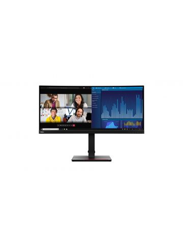 Lenovo ThinkVision P34w-20 LED display 86.7 cm (34.1") 3440 x 1440 pixels Wide Quad HD Black