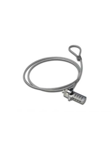 Ednet 64134 cable lock Grey, Silver 1.5 m