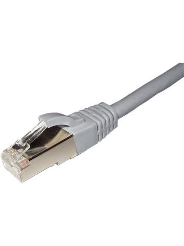 Cablenet 0.3m Cat6a RJ45 Grey S/FTP LSOH 26AWG Snagless Booted Patch Lead