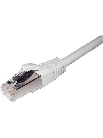 Cablenet 0.3m Cat6a RJ45 White S/FTP LSOH 26AWG Snagless Booted Patch Lead