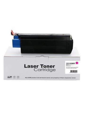 CTS Remanufactured OKI C5300M Magenta 42127406 Toner