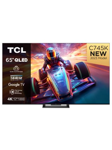 TCL C74 Series 65C745K TV 165.1 cm (65") 4K Ultra HD Smart TV Wi-Fi Black