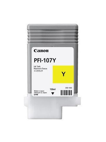 Canon 6708B001/PFI-107Y Ink cartridge yellow 130ml for Canon IPF 670/680