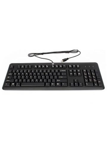 HP 672647-093 keyboard USB Norwegian Black