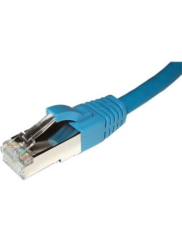 Cablenet 0.5m Cat6 RJ45 Blue F/UTP LSOH 26AWG Snagless Booted Patch Lead