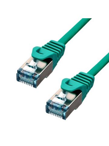 ProXtend CAT6A S/FTP CU LSZH Ethernet Cable Green 25CM