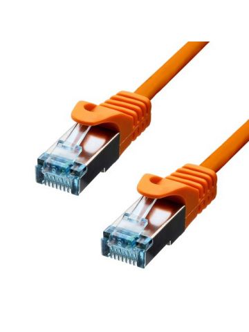 ProXtend CAT6A S/FTP CU LSZH Ethernet Cable Orange 25CM