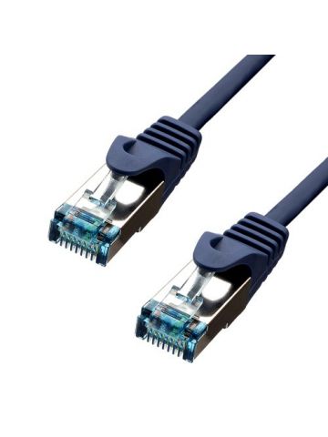 ProXtend CAT6A S/FTP CU LSZH Ethernet Cable Blue 20CM