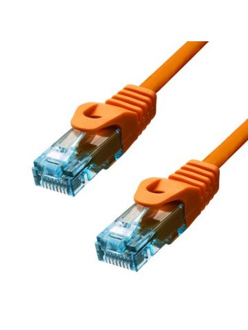 ProXtend CAT6A U/UTP CU LSZH Ethernet Cable Orange 20CM