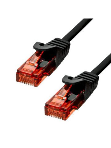 ProXtend CAT6 U/UTP CU LSZH Ethernet Cable Black 25CM