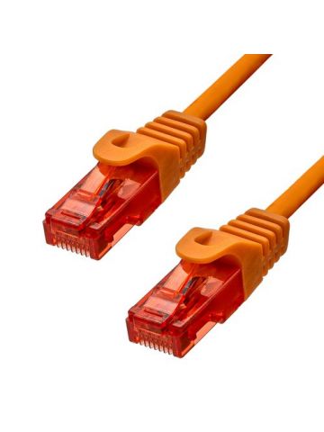 ProXtend CAT6 U/UTP CU LSZH Ethernet Cable Orange 25CM