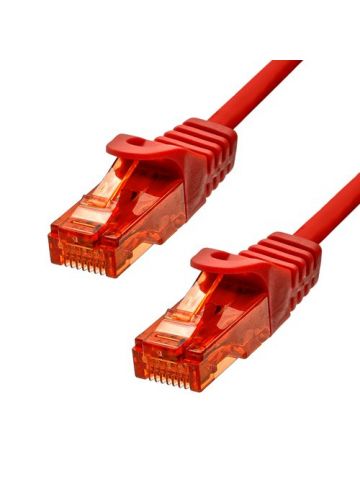 ProXtend CAT6 U/UTP CU LSZH Ethernet Cable Red 25CM