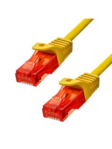 ProXtend CAT6 U/UTP CU LSZH Ethernet Cable Yellow 25CM