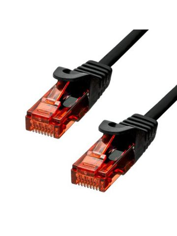 ProXtend CAT6 U/UTP CU LSZH Ethernet Cable Black 20CM