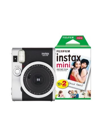 Fujifilm Instax Mini 90 Instant Camera (30 Shots) - Black