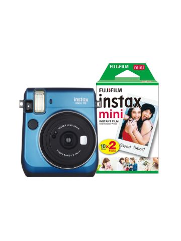 Fujifilm Instax Mini 70 Instant Camera (30 Shots) - Blue