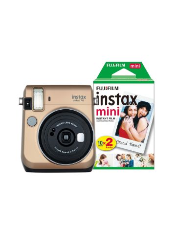 Fujifilm Instax Mini 70 Instant Camera (30 Shots) - Gold