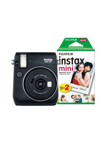 Fujifilm Instax Mini 70 Instant Camera (30 Shots) - Black