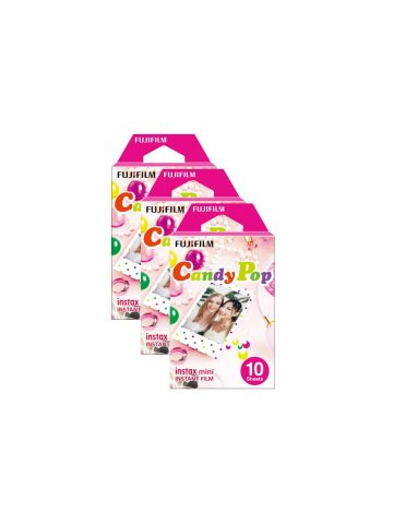 Fujifilm Instax Mini Instant Photo Film - CandyPop, 30 Shot Pack