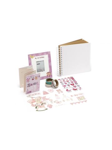 Fujifilm Instax Baby 1st Year Bundle Accessory Pack for Mini Prints - Pink