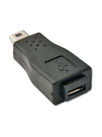 Lindy USB Adapter, USB Micro-B Female to Mini-B Male