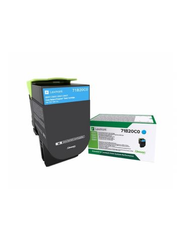 Lexmark 71B20C0 Toner-kit cyan return program, 2.3K pages ISO/IEC 19752 for Lexmark CS 317/417/517