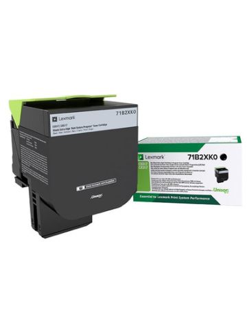 Lexmark 71B2XK0 Toner-kit black return program, 8K pages ISO/IEC 19752 for Lexmark CS 517