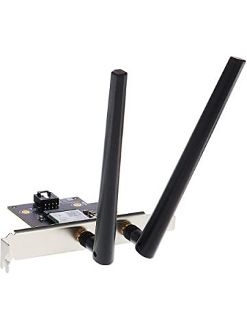 ASUS Dual-Band WiFi 6/BT5 AX3000 MU-MIMO Wireless PCIe Add-In Card Dual Antenna