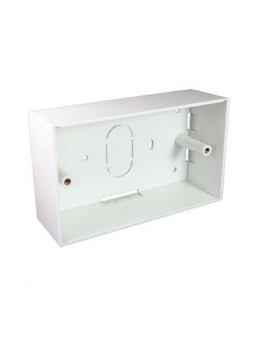 Cablenet Double Gang PVC Back Box 45mm