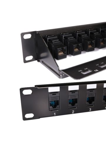 Cablenet 16 Port Cat5e UTP 1u Coupler Panel