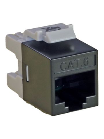 Cablenet Cat6 UTP Punch Down Keystone Jack Component Level Black