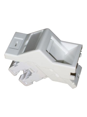 Cablenet Cat6 UTP Angled Module 25mm x 50mm White