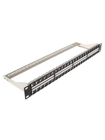 Cablenet 48 Port Cat6a 1u Unloaded Keystone Patch Panel