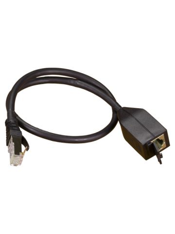 Cablenet 0.5m MPTL Cat6a Black S/FTP LSOH 26AWG Cable Adaptor