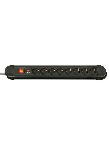 Lindy 73104 power extension 8 AC outlet(s) Indoor Black