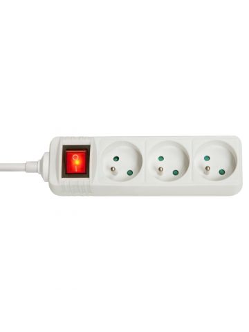 Lindy 73124 power extension 3 AC outlet(s) Indoor White