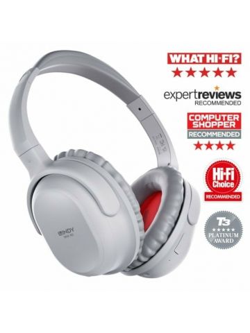 Lindy BNX-60 Wireless Active Noise Cancelling Headphones with aptX, Cool Grey