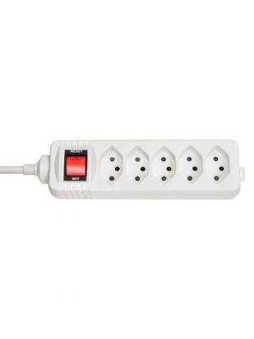 Lindy 73167 power extension 5 AC outlet(s) Indoor White