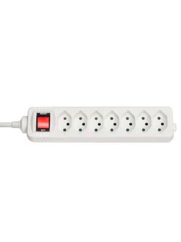 Lindy 73168 power extension 7 AC outlet(s) Indoor White