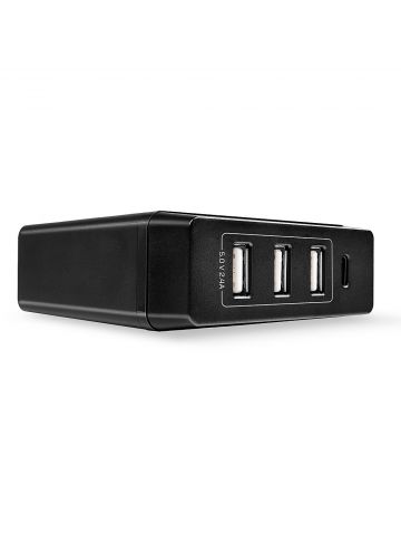 Lindy 4 Port USB Type C and A Smart Charger with Power Delivery, 72W