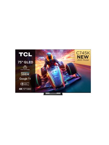 TCL C74 Series 75C745K TV 190.5 cm (75") 4K Ultra HD Smart TV Wi-Fi Black