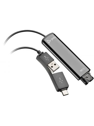 POLY DA75 USB to QD Black Adapter TAA