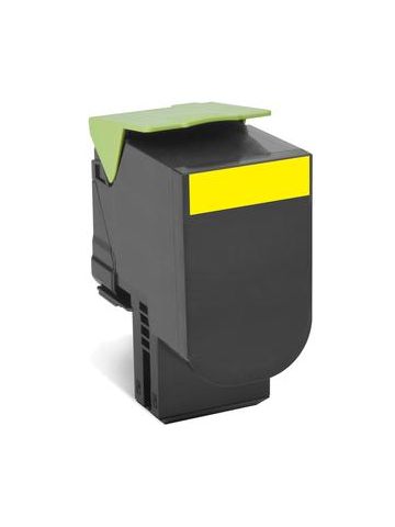 Lexmark 80C2HYE/802HY Toner-kit yellow return program Project, 3K pages ISO/IEC 19798 for Lexmark CX 410/510