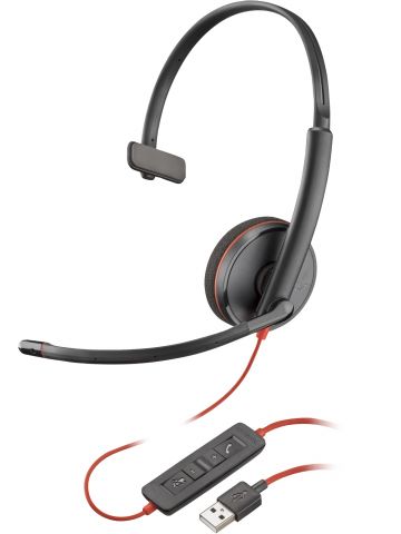 POLY Blackwire 3210 Monaural USB-A Headset (Bulk)