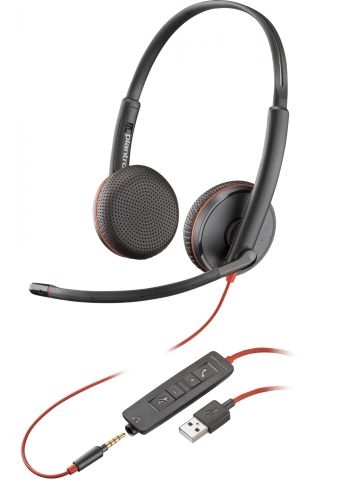 POLY Blackwire 3225 Stereo USB-A Headset (Bulk)