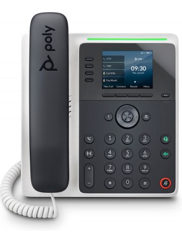 POLY Edge E220 IP Phone and PoE-enabled