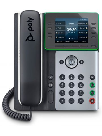 POLY Edge E320 IP Phone and PoE-enabled